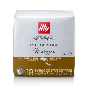 imageilly Coffee Arabica Selection India Espresso Capsules Single Origin For Brewing with iperEspresso Capsule Machines 18 CountNicaragua Single Origin Dark Roast