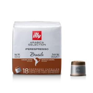 imageilly Coffee iperEspresso Capsules  SingleServe Coffee Capsules ampamp Pods  Single Origin Coffee Pods  Brasile Roast with Notes of Caramel  For iperEspresso Capsule Machines  18 Count