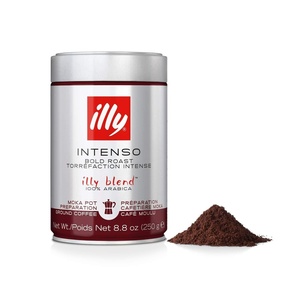 image:imageilly Ground Drip Coffee Brasile Medium Roast 88oz 6 Pack  Regenerative Agriculture 100 Arabica Premium Italian Coffee Ideal for Espresso Drip Moka and French PressIntenso Bold Roast Ground Moka