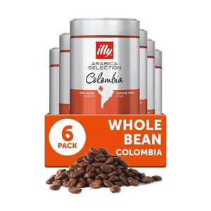 image:imageilly Whole Bean Coffee Brasile Medium Roast 88oz 6 Pack  Regenerative Agriculture 100 Arabica Premium Italian Coffee Ideal for Espresso Drip Moka and French PressColombia Single Origin Medium Roast