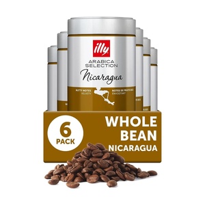 image:imageilly Whole Bean Coffee Brasile Medium Roast 88oz 6 Pack  Regenerative Agriculture 100 Arabica Premium Italian Coffee Ideal for Espresso Drip Moka and French PressNicaragua Single Origin Bold Roast