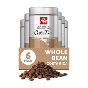image:imageilly Whole Bean Coffee Brasile Medium Roast 88oz 6 Pack  Regenerative Agriculture 100 Arabica Premium Italian Coffee Ideal for Espresso Drip Moka and French PressCosta Rica Single Origin Medium Roast