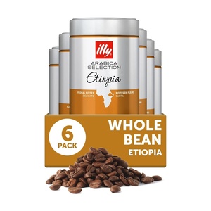 image:imageilly Whole Bean Coffee Brasile Medium Roast 88oz 6 Pack  Regenerative Agriculture 100 Arabica Premium Italian Coffee Ideal for Espresso Drip Moka and French PressEtiopia Single Origin Medium Roast