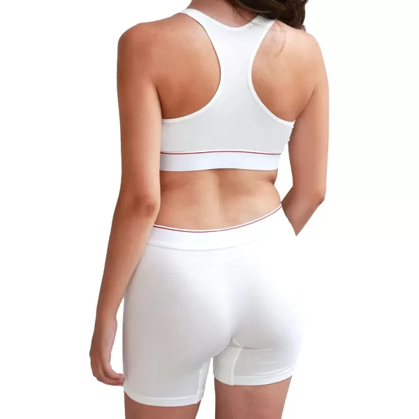 POSESHE Women's High Waisted Boxer Briefs with Crotch Lining, 3" Inseam and Ultra-soft MicroModal, S-3XL