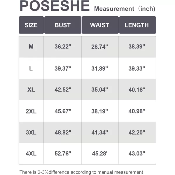POSESHE Womens Plus Size Summer Dress 2023 Casual Short Sleeve Empire Waist Loose Fit Swing T-Shirt Dress with Pockets