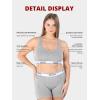 imagePOSESHE Womens Boxer Briefs 6quot Inseam Ultrasoft MicroModal Boyshorts Underwear S5XLGrey