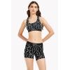 imagePOSESHE Womens Boxer Briefs 6quot Inseam Ultrasoft MicroModal Boyshorts Underwear S5XLPrinted Black Stripe