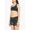 imagePOSESHE Womens Boxer Briefs 6quot Inseam Ultrasoft MicroModal Boyshorts Underwear S5XLPrinted Black Stripe
