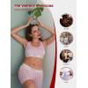 imagePOSESHE Womens Boxer Briefs 6quot Inseam Ultrasoft MicroModal Boyshorts Underwear S5XLPurple Stripes