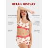imagePOSESHE Womens Boxer Briefs 6quot Inseam Ultrasoft MicroModal Boyshorts Underwear S5XLRed Lips