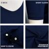 imagePOSESHE Womens Plus Size Bodysuit V neck Short Sleeves Casual Basic Bodysuit Tops Jumpsuit TshirtsNavy Blue