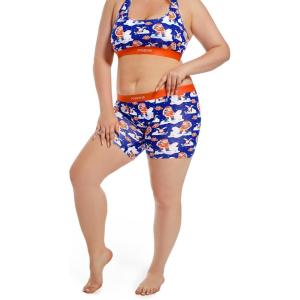 imagePOSESHE Womens Boxer Briefs 6quot Inseam Ultrasoft MicroModal Boyshorts Underwear S5XLRed  Blue
