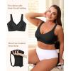 imagePOSESHE Womens Wirefree Bras Full Coverage No Underwire Everyday Bras Comfortable Wireless Padded TShirt BraletteBlack