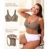 imagePOSESHE Womens Wirefree Bras Full Coverage No Underwire Everyday Bras Comfortable Wireless Padded TShirt BraletteCoffee