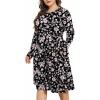 Black Pink Floral