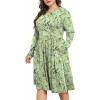 Green W Floral