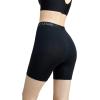 imagePOSESHE Womens High Waisted Boxer Briefs with Crotch Lining 6quot Inseam and Ultrasoft MicroModal S3XLHigh Waist  All Black