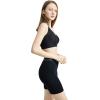 imagePOSESHE Womens High Waisted Boxer Briefs with Crotch Lining 6quot Inseam and Ultrasoft MicroModal S3XLHigh Waist  All Black3 Pack