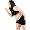 imagePOSESHE Womens UltraSoft Micromodal Bralettes S5XL Plus Size BraBlack