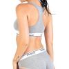 imagePOSESHE Womens UltraSoft Micromodal Bralettes S5XL Plus Size BraGrey  3 Pack