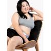 imagePOSESHE Womens UltraSoft Micromodal Bralettes S5XL Plus Size BraGrey  3 Pack