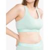 imagePOSESHE Womens UltraSoft Micromodal Bralettes S5XL Plus Size BraLight Blue Blue