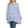 C07 Long Sleeve Fl Blue