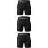 imagePOSESHE Womens High Waisted Boxer Briefs with Crotch Lining 6quot Inseam and Ultrasoft MicroModal S3XLHigh Waist  All Black3 Pack