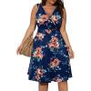 06-navy Blue Flower