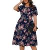 B9-rose Navy Blue