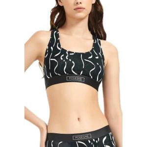 imagePOSESHE Womens UltraSoft Micromodal Bralettes S5XL Plus Size BraPrint Black