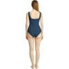 imagePOSESHE Plus Size Tank Bodysuit For Curvy WomenDeep Blue