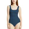 imagePOSESHE Plus Size Tank Bodysuit For Curvy WomenDenin Blue