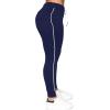 imagePOSESHE Women L5X Plus Size High Waisted Sweatpants Drawstring Jogger Pants Tapered Athletic Workout Yoga Lounge PantsC02 Navy