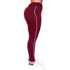 imagePOSESHE Women L5X Plus Size High Waisted Sweatpants Drawstring Jogger Pants Tapered Athletic Workout Yoga Lounge PantsC03 Burgundy