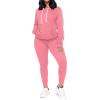 imagePOSESHE Women L5X Plus Size High Waisted Sweatpants Drawstring Jogger Pants Tapered Athletic Workout Yoga Lounge PantsC05 Pink