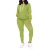 imagePOSESHE Women L5X Plus Size High Waisted Sweatpants Drawstring Jogger Pants Tapered Athletic Workout Yoga Lounge PantsC06 Green