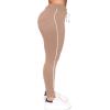 imagePOSESHE Women L5X Plus Size High Waisted Sweatpants Drawstring Jogger Pants Tapered Athletic Workout Yoga Lounge PantsC08 Khaki
