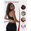 imagePOSESHE Womens Boxer Briefs 8quot Inseam MicroModal AntiChafing Boyshorts Underwear S5xlAll Black  8 Inseam  3 Pack