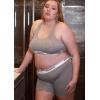imagePOSESHE Womens Boxer Briefs 8quot Inseam MicroModal AntiChafing Boyshorts Underwear S5xlGrey