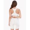 imagePOSESHE Womens Boxer Briefs 8quot Inseam MicroModal AntiChafing Boyshorts Underwear S5xlWhite