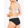 imagePOSESHE Womens MicroModal Brief Underwear Bikini Panties For Women Pack Available in Plus SizeBlack 3 Pack