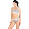imagePOSESHE Womens MicroModal Brief Underwear Bikini Panties For Women Pack Available in Plus SizeGrey 3 Pack