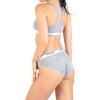 imagePOSESHE Womens MicroModal Brief Underwear Bikini Panties For Women Pack Available in Plus SizeGrey Grey Black 3 Pack