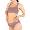 imagePOSESHE Womens MicroModal Brief Underwear Bikini Panties For Women Pack Available in Plus SizePurple 3 Pack