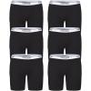 imagePOSESHE Womens Boxer Briefs 6quot Inseam Ultrasoft MicroModal Boyshorts Underwear6 Pack S5xlBlack  6 Inseam  6 Pack