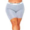 imagePOSESHE Womens Boxer Briefs 8quot Inseam MicroModal AntiChafing Boyshorts Underwear S5xlGrey