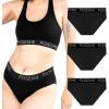 All Black 3 Pack