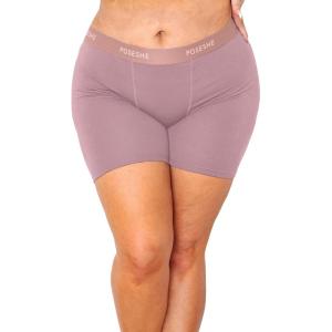 imagePOSESHE Womens Boxer Briefs 8quot Inseam MicroModal AntiChafing Boyshorts Underwear S5xlPurple