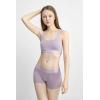 imagePOSESHE Womens Boxer Briefs 3quot Inseam Ultrasoft MicroModal AntiChafing NoRoll Boyshorts Underwear S5XLPurple  3 Inseam